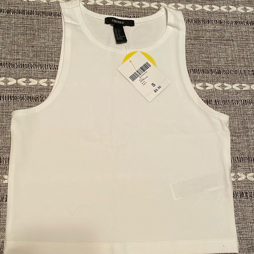 Forever 21 White Tank Top.